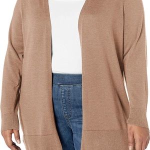 Amazon Essentials Women's Lightweight Open-Front Cardigan Sweater in size Large.